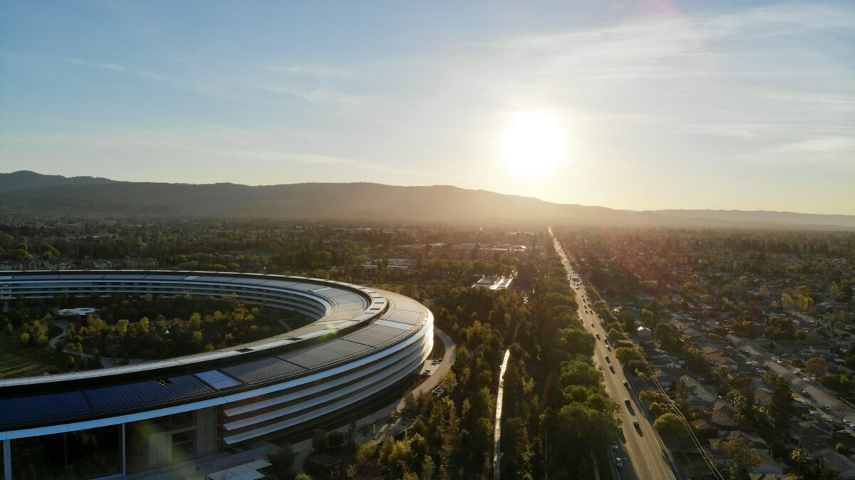 Apple Park headquarters in Cupertino, California.