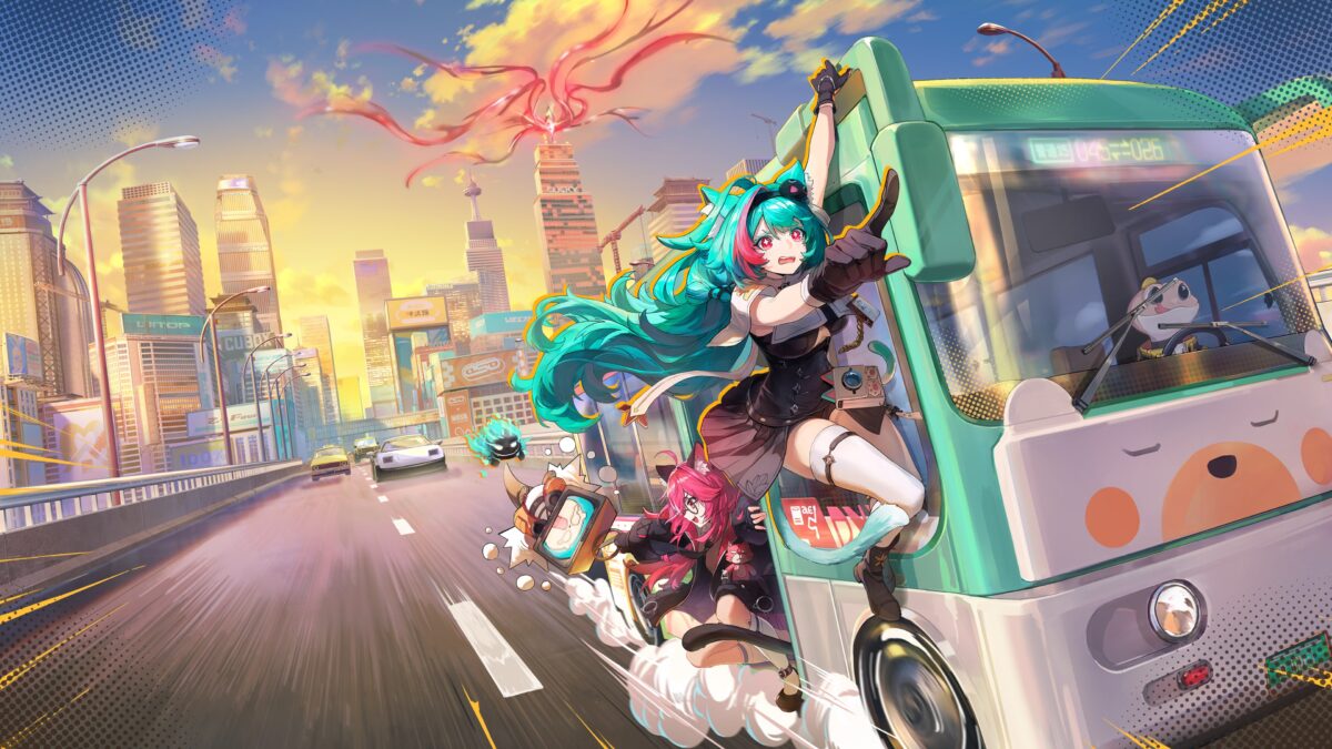 Anime-style urban open-world city scene representing Neverness to Everness and Perfect World’s live-service gaming strategy.