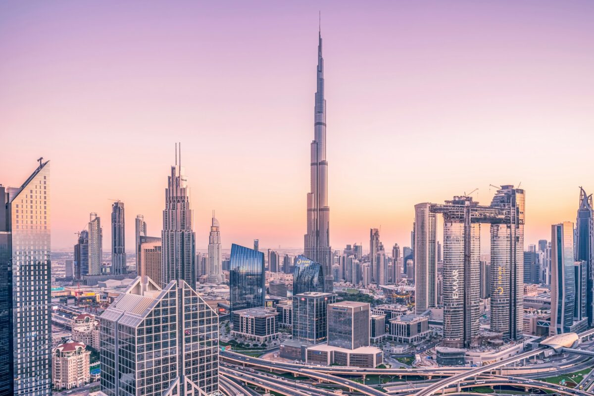 Dubai skyline with the Burj Khalifa - Photo by ZQ Lee