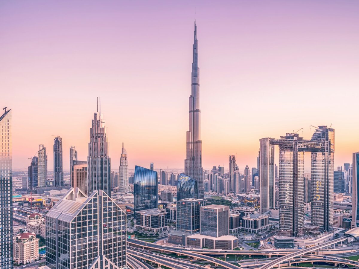 Dubai skyline with the Burj Khalifa - Photo by ZQ Lee