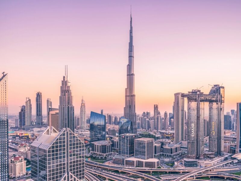 Dubai skyline with the Burj Khalifa - Photo by ZQ Lee