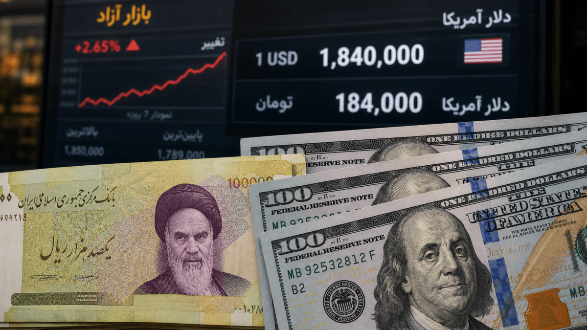 Iran currency crisis deepens as the rial weakens sharply against the U.S. dollar.