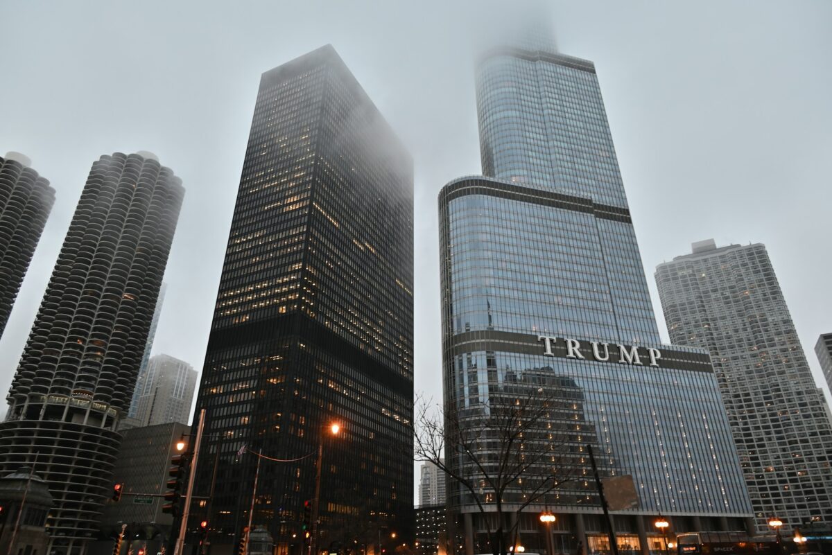 Trump Tower in Chicago, used for a market story on Trump Media stock, Truth Social and DJT valuation pressure.