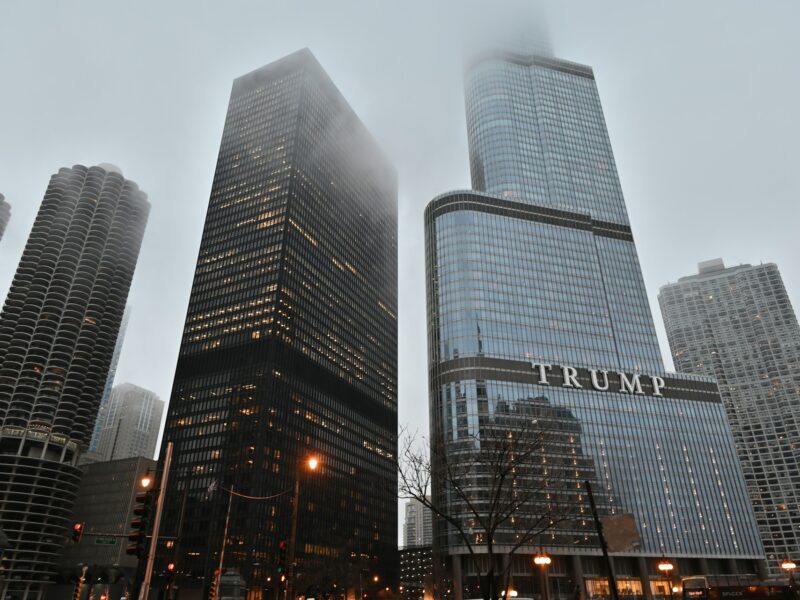 Trump Tower in Chicago, used for a market story on Trump Media stock, Truth Social and DJT valuation pressure.