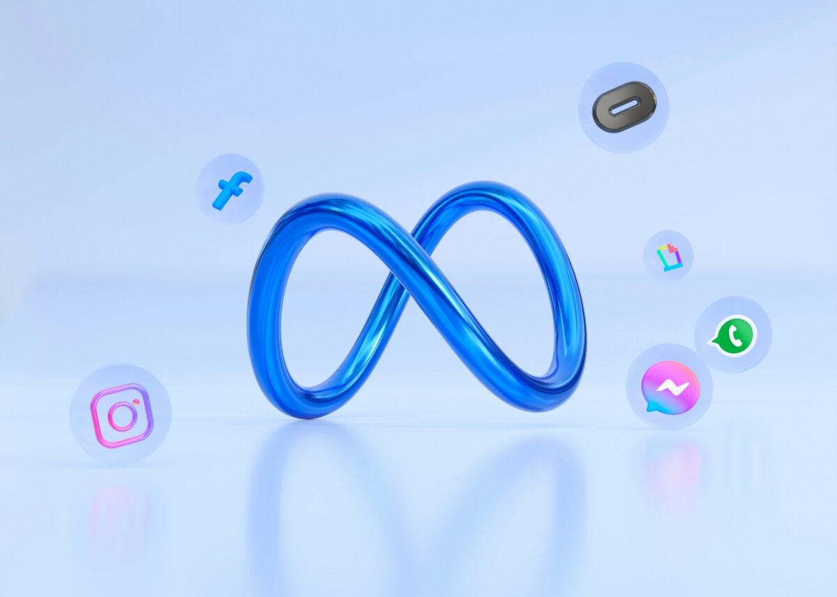 Meta corporation logo and sub-applications