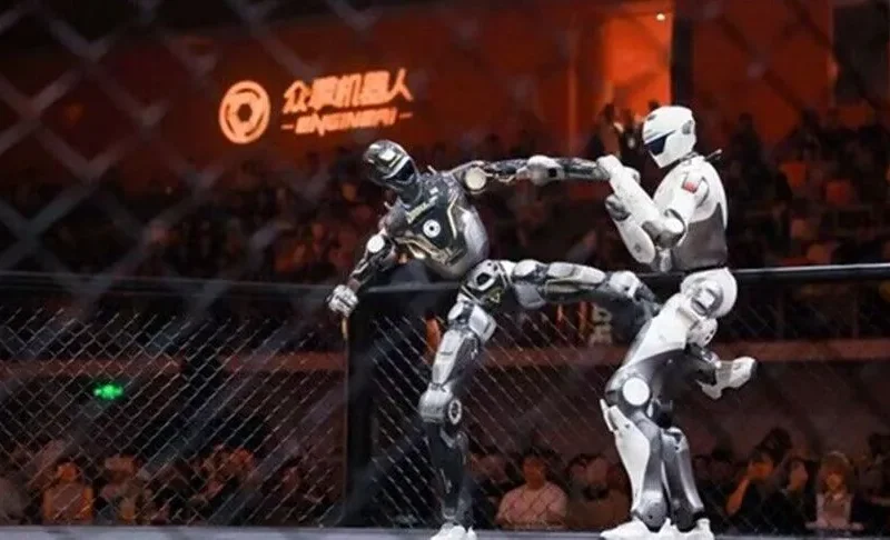 Humanoid Robot Keeps Fighting After Its Head Is Kicked Off in China Tournament