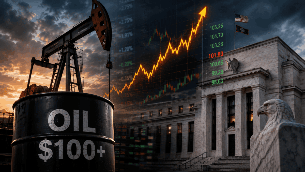 Oil’s Break Above $100 Raises Fed Hike Odds, but Economists Still Expect a Pause
