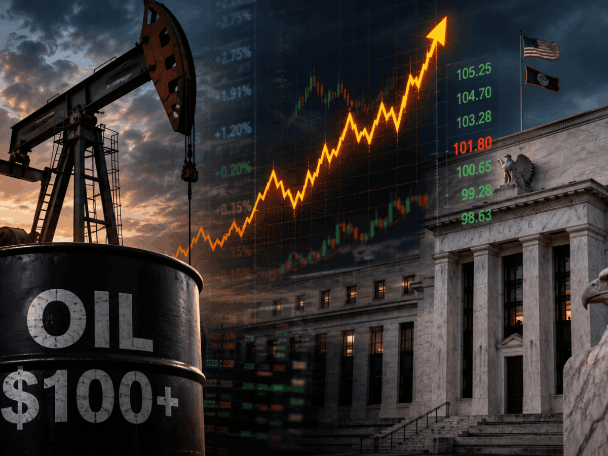Oil’s Break Above $100 Raises Fed Hike Odds, but Economists Still Expect a Pause